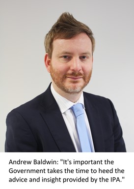 Andrew Baldwin, Head of Public Affairs at APM