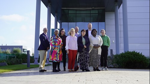 Members of the APM Board of Trustees at the Manufacturing Technology Centre