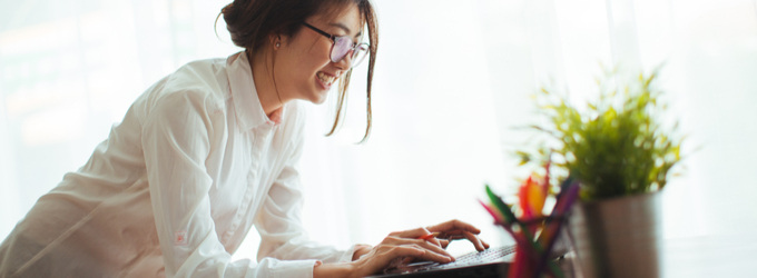 Woman On Laptop